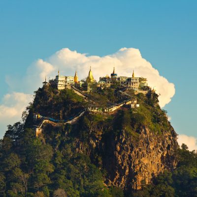 Mt Popa Temple Bagan Myanmar