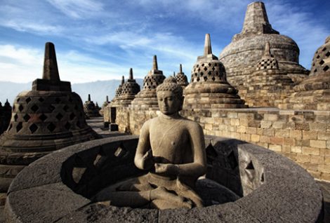 Borobudur, yogjakarta, indonesia