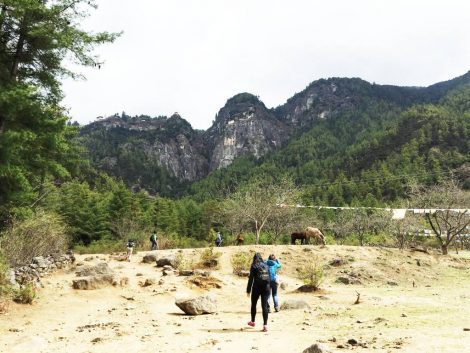 Starting Point of Tiger's Nest Trek Bhutan