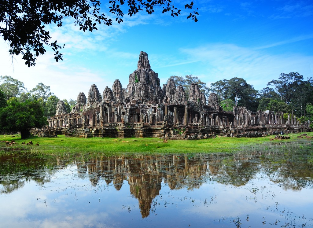 Bayon Temple in Angkor Thom Siem Reap Cambodia